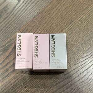 SHEGLAM Color Bloom Blush Set - Pink, Cream, Silver